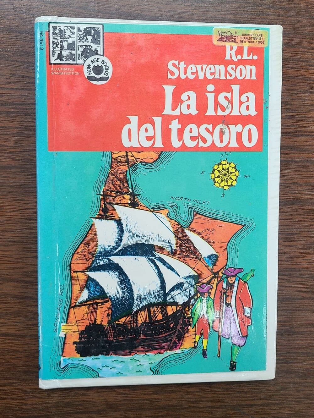 La isla del tesoro - Teal & Red Spanish Edition